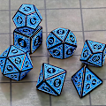 Miniatyrbild 2 av 7: Polyhederspelset för Dungeons and Dragons RPG MTG Rollspel
