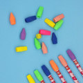 Miniatyrbillede 3 af 5: Pen/Blyant Toppers med Viskelæder, Hætteviskelæder, 100 stk.