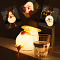 Miniatyrbillede 2 af 5: Happy Ya sjov lampe blødt lys farveskift timing øjenbeskyttelse f