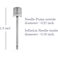 Miniatyrbillede 2 af 5: Rustfrit Stål Boldpumpe Nåle Inflation Nåle Bold Nåle fo