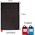 Pikkukuva 2 / 5: 2 kpl Hiekkaa Hylkivää Piknik-mattoa 70 x 110cm Vedenpitävä Rantamatto