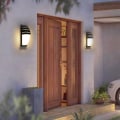 Miniatyrbillede 5 af 7: Indendørs/Udendørs væglampe, 12W sort LED væglampe, Justerbar B