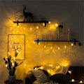 Miniatyrbillede 5 af 7: Guldfolie strenglampe, 5 meter, 50 lamper, bryllup, jul, bi