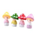 Miniatyrbillede 1 af 5: Fe-have Ornamenter til Fe-have, Miniature Svampe Dukke Fe-have Ornament