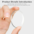 Miniatyrbillede 3 af 5: Loupes 10x Glas Juveler Loupe Loop Øje Forstørrelsesglas Forstørrelsesglas Metal Krop Sølv (10x21mm)