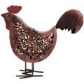 Miniatyrbillede 1 af 7: Jern Solkylling Lanterner Retro Hule Solcellelamper Med Håndtag