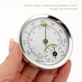 Miniatyrbillede 4 af 6: Hygrometer Termometer Indendørs Temperatur Luftfugtighedssensor Monitor