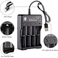 Miniatyrbillede 3 af 5: Universal 18650 Batterilader 3.7v Batterilader med LED Indikator
