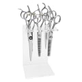 Miniatyrbillede 4 af 5: Klar Akryl Saks Holder 5 Huller Skrivebord Frisør Com DXGHC