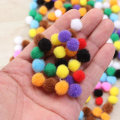 Miniatyrbild 3 av 6: 10mm 300 st (blandade färger) pom poms för pyssel flerfärgade pom pom
