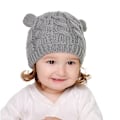Miniatyrbild 2 av 5: Babyhatt och Vantar Baby Flicka Pojke Beanie Set Stickad Vinter H DXGHC