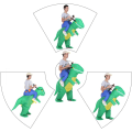 Pikkukuva 2 / 7: Ilmapuku söpö aikuisten dinosauruksen puku, toimii tuulettimella