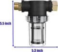 Miniatyrbillede 3 af 5: Havefilter til trykvaskers vandindløb, sediment DXGHC