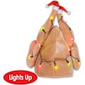 Miniatyrbilde 4 av 6: 1 Pakk Pluss Lysende Jul Tyrkisk Hatt, Thanksgiving Hatt Takk