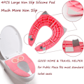 Miniatyrbillede 2 af 6: Foldbar Baby Toilet Trykreducerer Børnesæde Reducer Rejse T