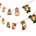 Miniatyrbillede 5 af 5: 2,5 m 20 lys julepynt juletræspendant LED c