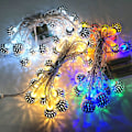 Miniatyrbillede 5 af 5: LED solenergi marokkansk kuglefarvede lys julepynt