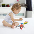 Miniatyrbillede 6 af 6: Hjernepuslespil Legetøj Børn Læring 3D Låse Små Træ