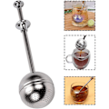 Miniatyrbillede 6 af 6: Te-si  til kop 2 stk. Te-infuser Te-diffuser Rustfrit
