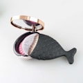 Miniatyrbild 4 av 4: 1 Förpackning Sjöjungfru Svanskropp Makeupborste, Utsökt Fiskstjärt DXGHC