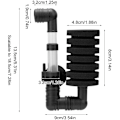 Miniatyrbild 2 av 6: Svampfilter, Akvarium Fisktankfilter med Biokemisk Svamp