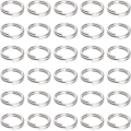 Miniatyrbild 1 av 7: 500-pack 10mm Mini Split Jump Ring med Dubbla Öglor Små Met