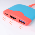Miniatyrbilde 3 av 5: Type-C 3-i-1 utvidelsesdokk Switch-base bærbar HD-video