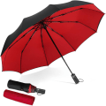 Miniatyrbillede 1 af 7: Automatisk Foldbar Paraply til Mænd og Kvinder - Solbeskyttelse Anti-UV