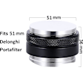 Pikkukuva 1 / 4: 2-in-1 Kahvinjakaja ja -painaja 51 mm, kaksiosainen, yhteensopiva