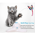 Miniatyrbild 3 av 4: Fjärilsleksak Feifei för Katt, Elektrisk Interaktiv 360 Graders Rotation
