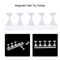 Miniatyrbillede 6 af 6: 2 Pak Acrylic Fingernegle DIY Neglekunst Display Stativ Træningsfin