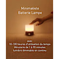 Miniatyrbillede 3 af 5: Natlampe med Timer, Lille Bordlampe til Sengen, LED Natlampe
