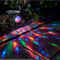 Miniatyrbilde 2 av 5: LED Solcellelys LED Projeksjonslys Fargerike Roterende So