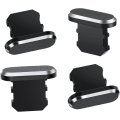 Miniatyrbilde 1 av 5: 4 stk støvdeksel, telefon støvdeksel, premium aluminium støvdeksel (DXGHC