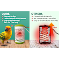 Miniatyrbillede 3 af 5: Smart Pet Varmeapparat med Automatisk Temperaturstyring, til Fugl, Skildpadde, Slanger, Firben, Frøer, Kyllinger, Kat, Bidsikker Strømkabelbeskytter (100W)