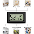 Miniatyrbilde 7 av 7: Mini Digital LCD Termometer Hygrometer Temperatur Fuktighet -50~