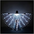 Miniatyrbild 1 av 7: LED-lampor för magedans Isis-vingar - Bellydance Glow Angel dans W