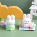 Miniatyrbillede 1 af 5: 2 kanin sauce en-dags ornamenter, søde mini grise, harpiks håndværk g