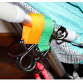 Miniatyrbillede 6 af 6: 6-delt farverig velcro-barnevogns-babysikker multifunktionel dobbelt h
