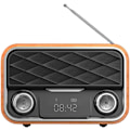 Miniatyrbillede 1 af 5: Bluetooth Retro Radio med AUX/FM, Backup Radio med Antenne, Cle