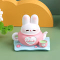 Miniatyrbillede 3 af 5: 2 kanin sauce en-dags ornamenter, søde mini grise, harpiks håndværk g