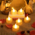 Miniatyrbilde 5 av 5: 6 stk gull LED-lys for jul, bryllup, bursdag