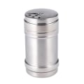 Miniatyrbilde 1 av 5: 3 stk rustfritt stål dispenser salt shaker sukker shaker krydder pep