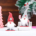 Miniatyrbilde 3 av 5: 2 Julepynt skogsstilling gammelt skrivebord dekorasjon, woo