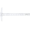 Miniatyrbillede 1 af 7: 12 Tommer/ 30 cm T-Lineal Junior Plastik T-Lineal Transparent til Tegning