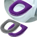 Toalettlock för badrum, 2-pack, med kudde