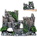 Miniatyrbilde 1 av 7: Simulert Harpiks Slott Ornament Akvarium Dekorasjon