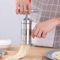Miniatyrbilde 5 av 5: Hånddrevet pastamaskin i rustfritt stål for kjøkkenet