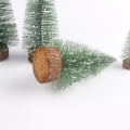 Miniatyrbilde 2 av 5: 2 stk Mini Juletrær til skrivebord, DIY-pynt, furu N