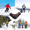Miniatyrbild 5 av 5: Skidhandskar i Läder för Män, Vinter, Pekskärm, Plus Sammet, Tjocka